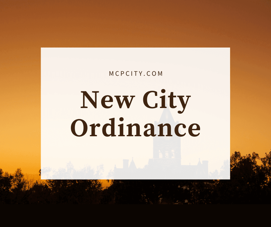 City Ordinance