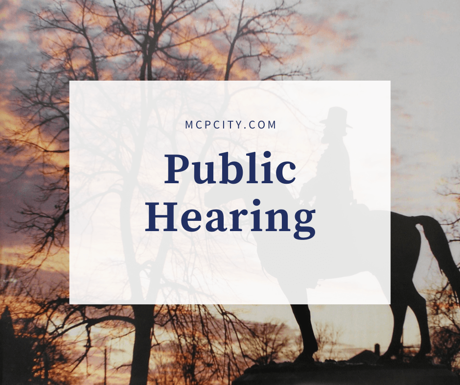 Public Hearing