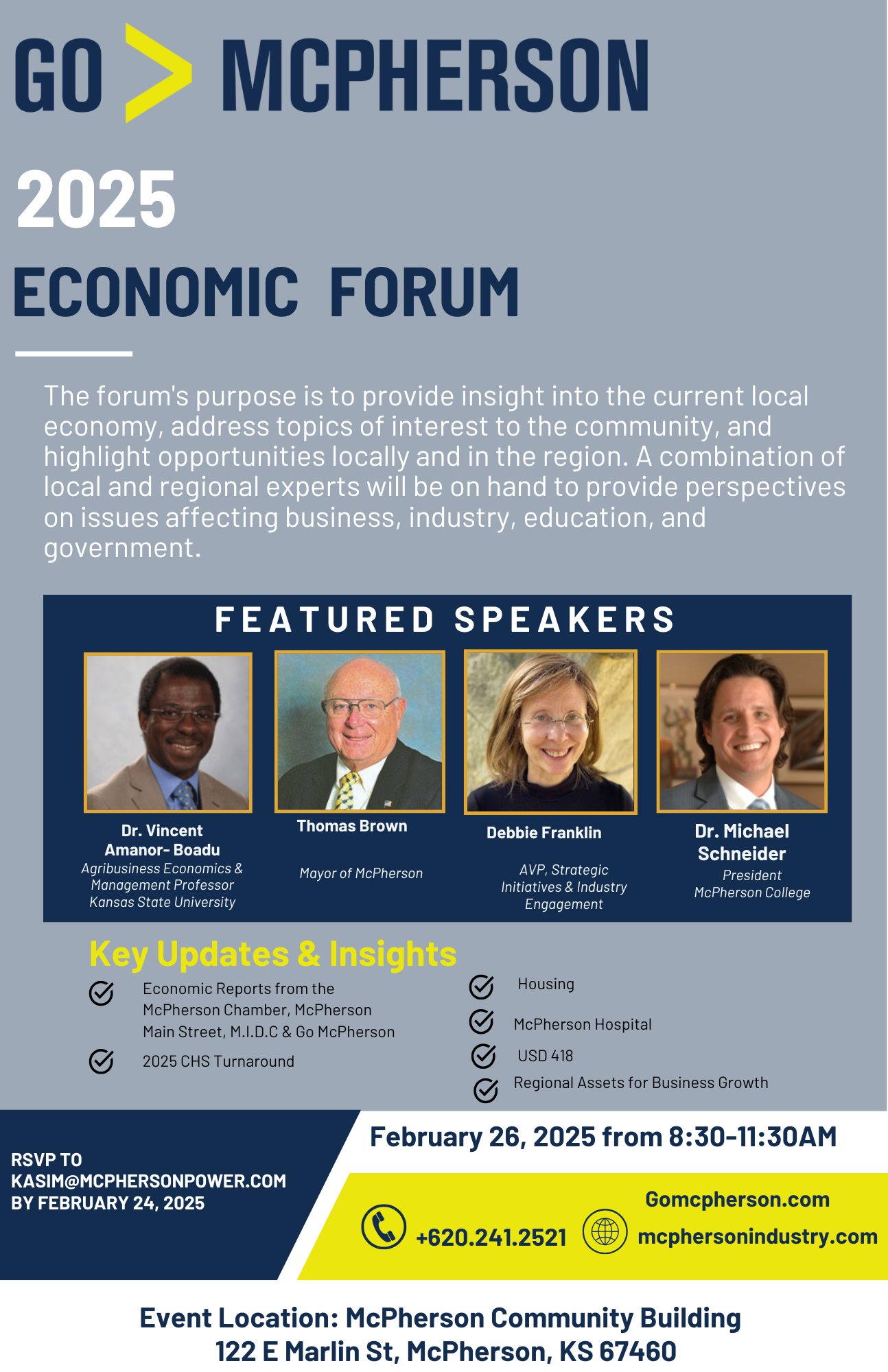 McPherson Economic Forum 
